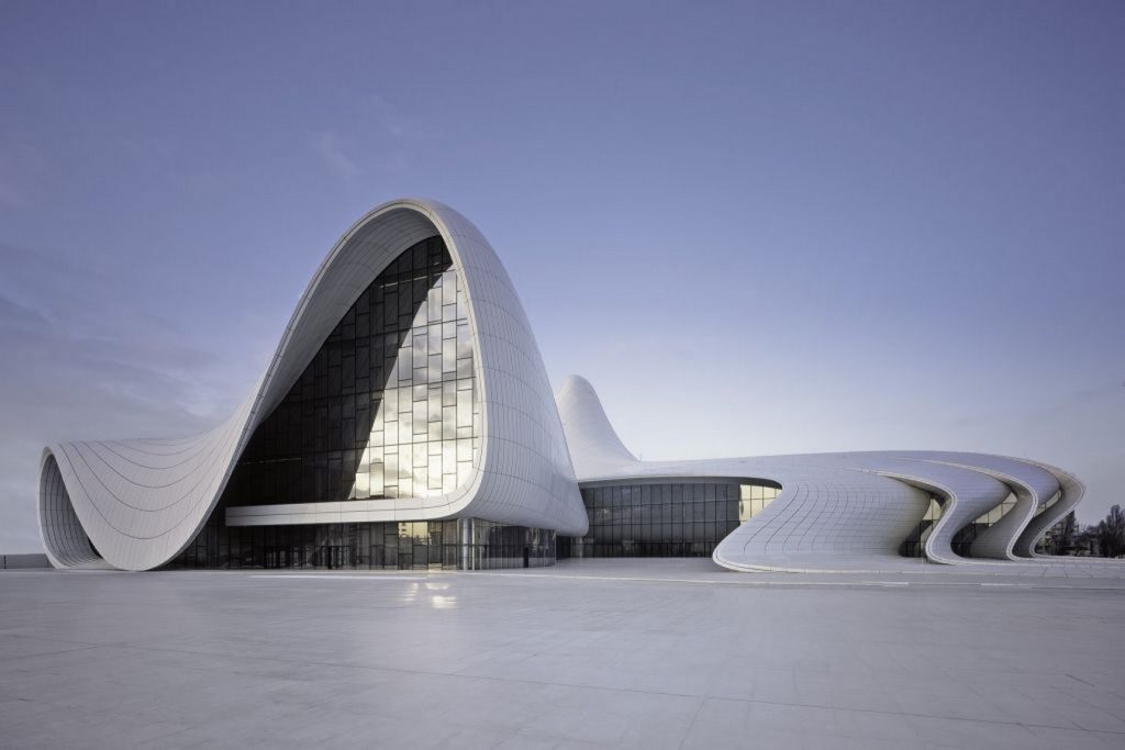 Heydar Aliyev Center  by Werner Sobek Architects