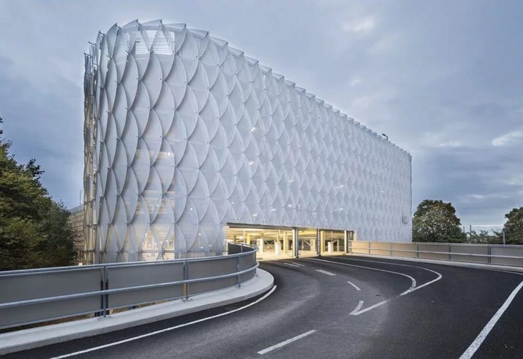 Parking Garage Facade by Wulf Architecture