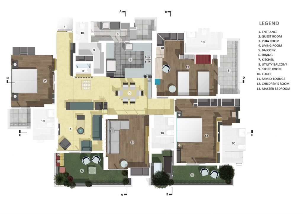 K73 Apartment by Firki Studio - Sheet1