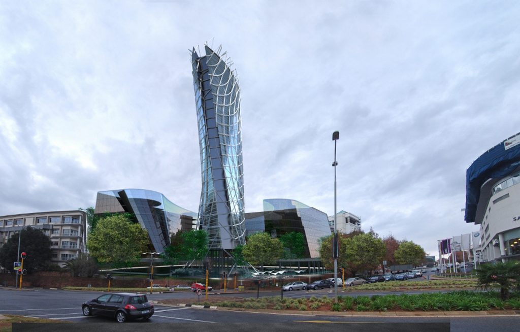 Top Architectural Firms in Johannesburg - Sandown mixed-use Tower by AMA