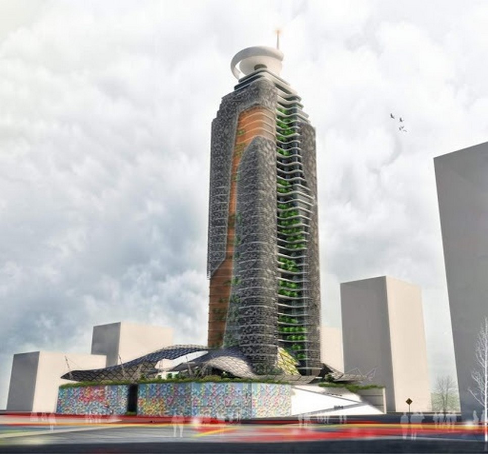Vertical city tower by RAKA Design studio.