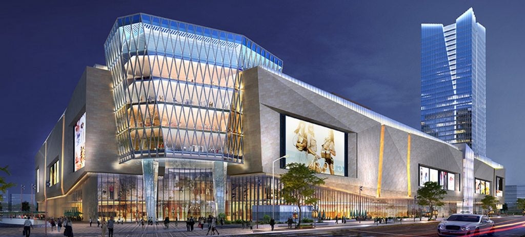 Longfor Riverside mall by UNOLAI design & Associates