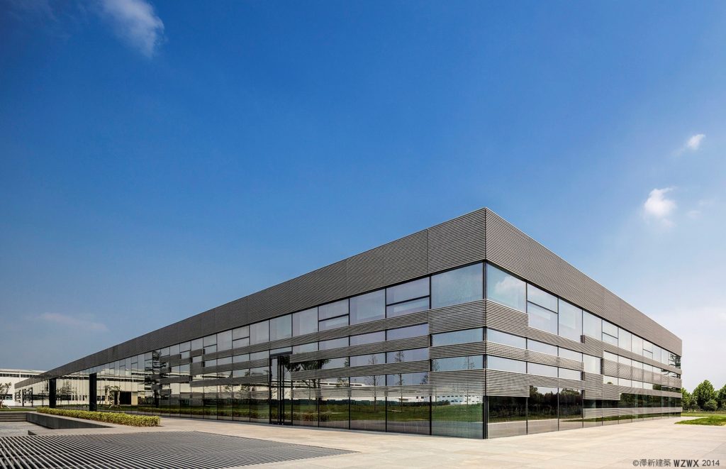 Taiwanglass Donghai office building by WZW