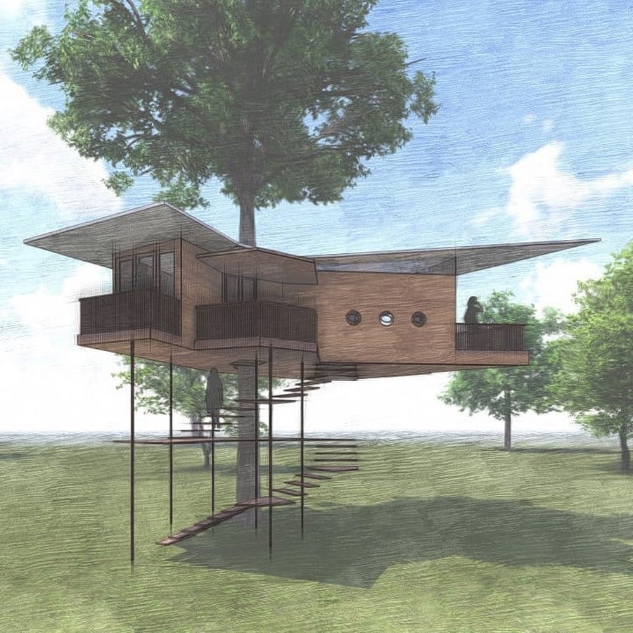 Tree House, Devlali, Nashik by Studio Adda