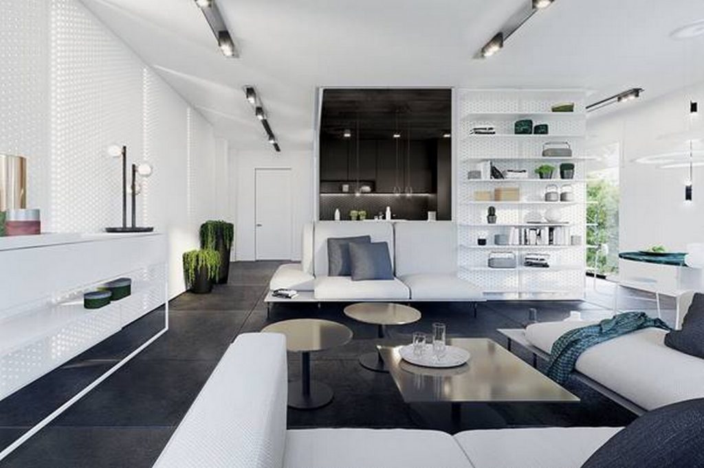 Subtract Apartment in Warsaw, Poland by Kando Architects