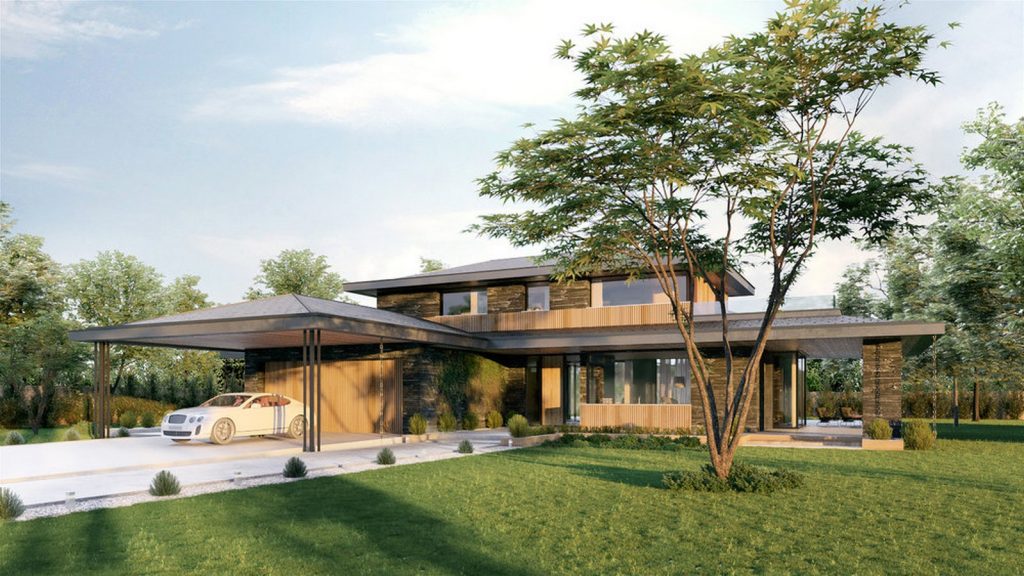 House near Warsaw by Lamperia