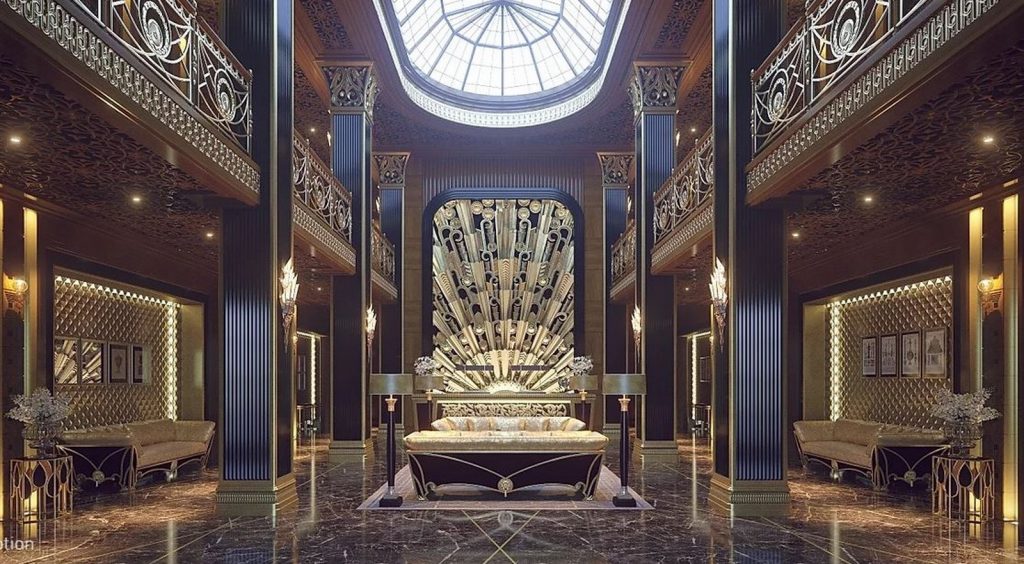 Hotel in Abu Dhabi in Art Deco style ZEE MOOV