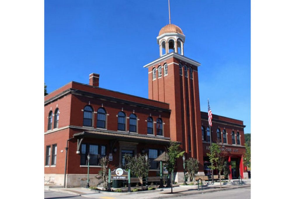 Beaver Falls Municipal Building Entrance Plaza by Hancock Architecture