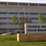 Projects by Minoru Yamasaki-Federal Reserve Bank of Chicago Detroit Branch Building -1