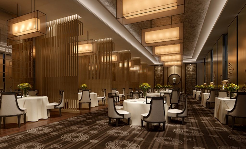 Banquet Hall PLan by Quartier Interior Studio