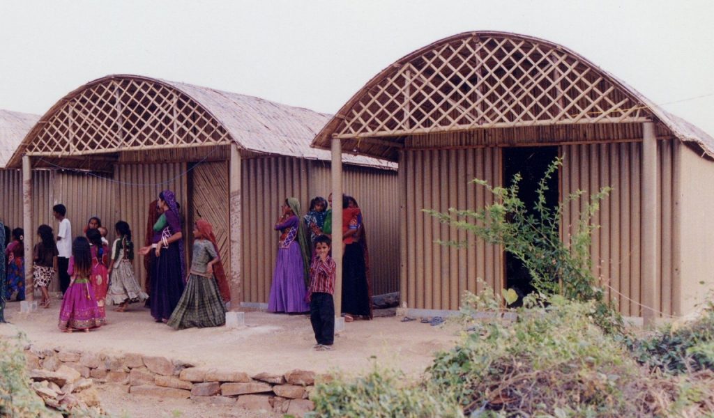 Alternative materials Cardboard- Paper Log house -1