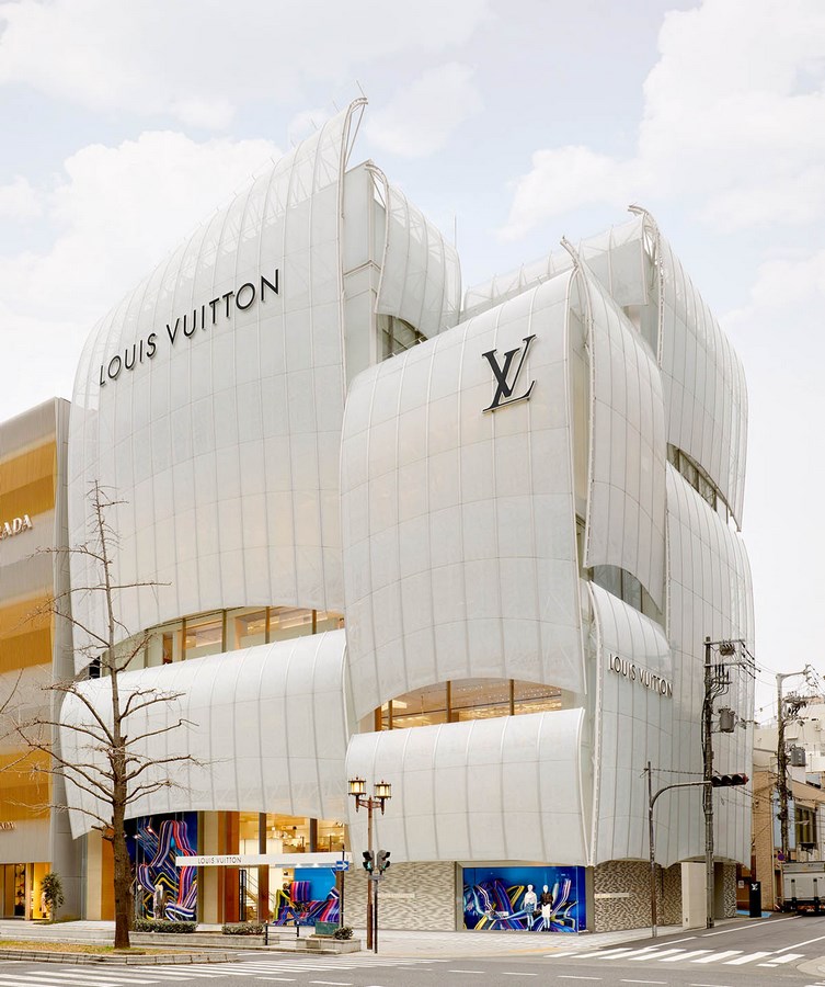 Louis Vuitton Store Osaka by Jun Aoki & Associates-An Amalgamation of Culture and Modern Architecture -2