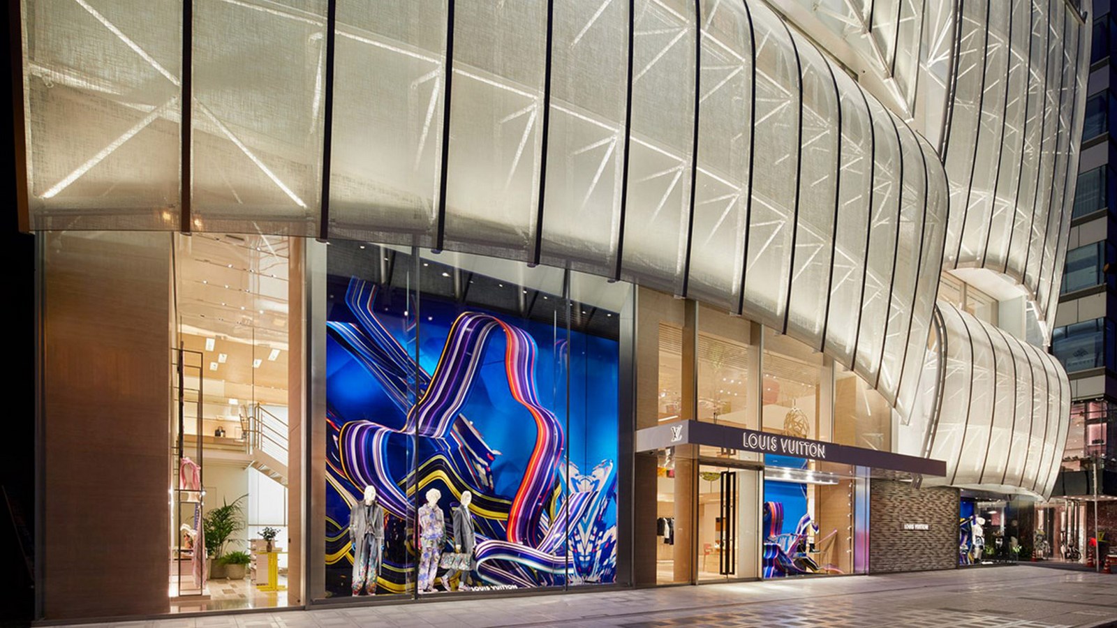 Louis Vuitton Store Osaka by Jun Aoki & Associates-An Amalgamation of Culture and Modern Architecture -3