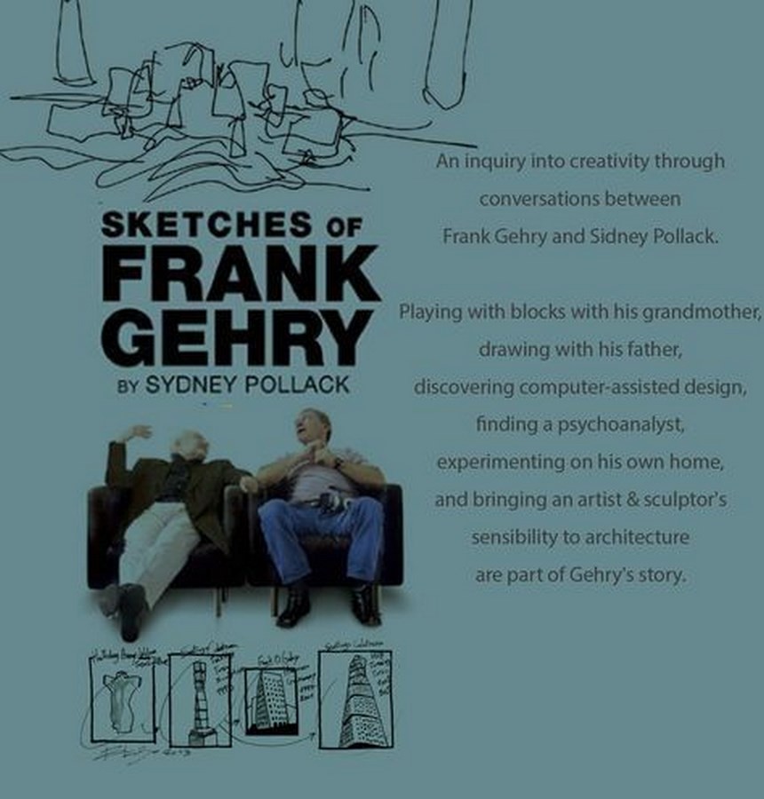 Frank Gehry - Sketches of Frank Gehry by Sydney Pollack