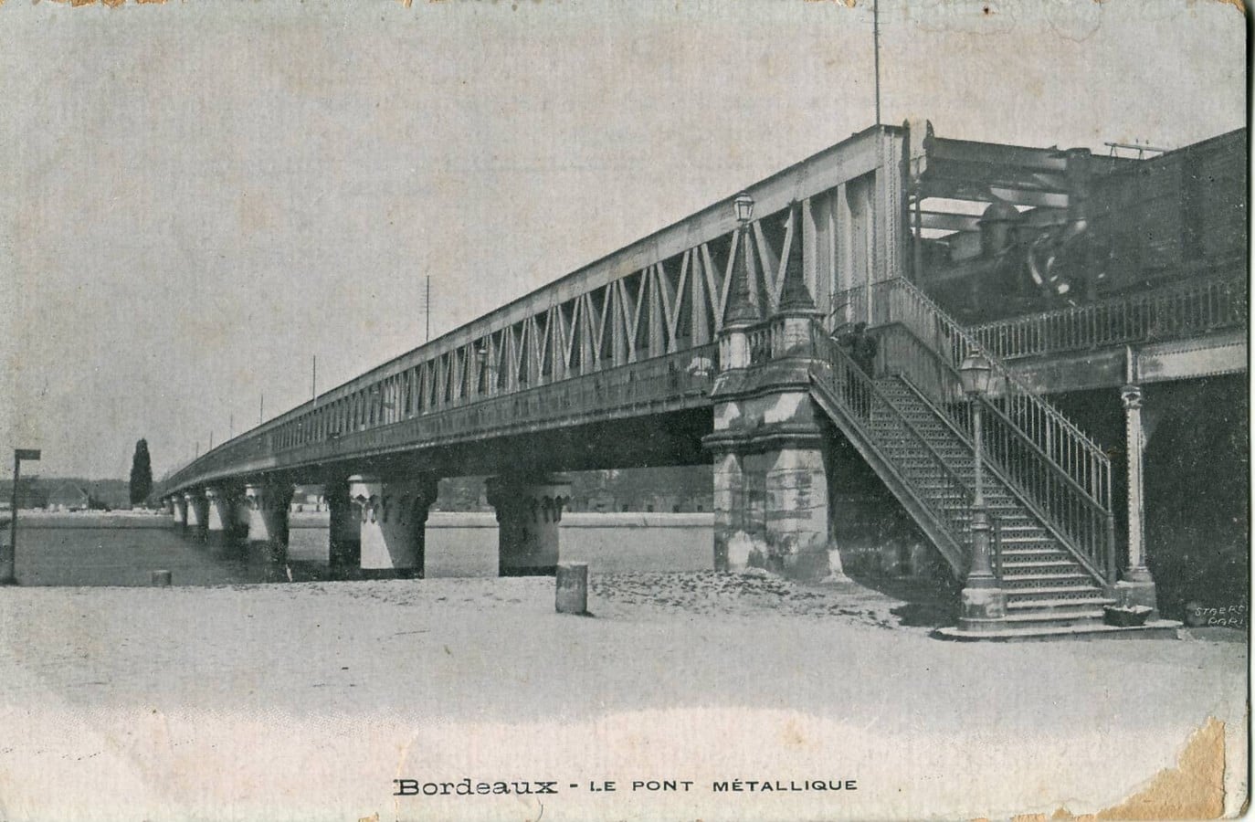 Gustave Eiffel - Passerelle Eiffel, Bordeaux, France – 1860 - Sheet1