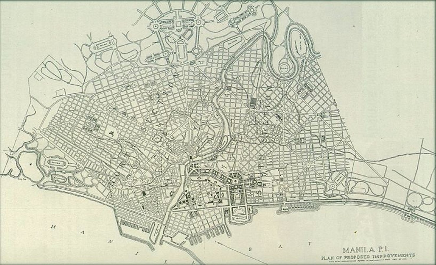 ‘Manila’ City Planning, Philippines[1904] - Sheet2