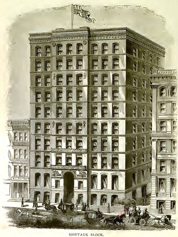 Montauk Building, Chicago [1883] - Sheet2
