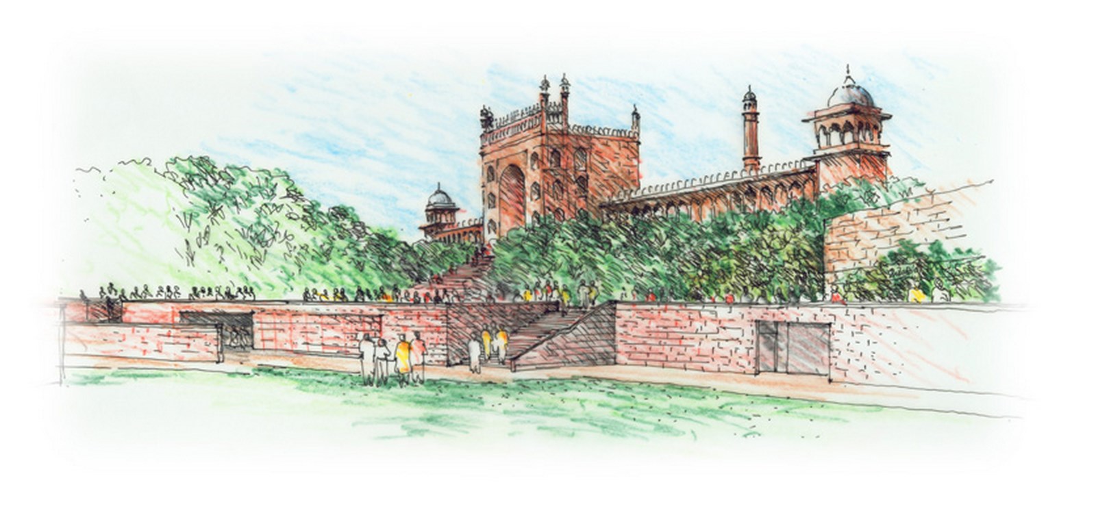 Remembering Ar. Pradeep Sachdeva-Jama Masjid Precinct Redevelopment -3