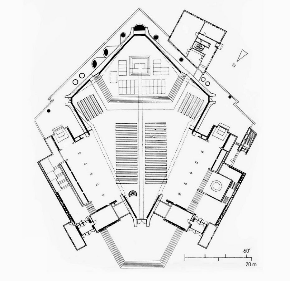 Kenzo Tange's Pritzker winning St. Mary's Cathedral, Tokyo - Sheet5