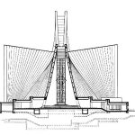 Kenzo Tange's Pritzker winning St. Mary's Cathedral, Tokyo - Sheet6