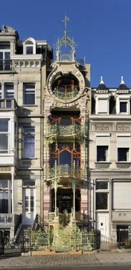 15 Examples of Art Nouveau in Architecture - Hotel Saint Cyr, Brussels