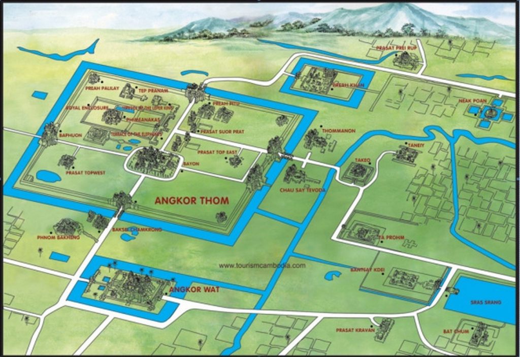The water system of Angkor Wat. ©tourismcombodia.com