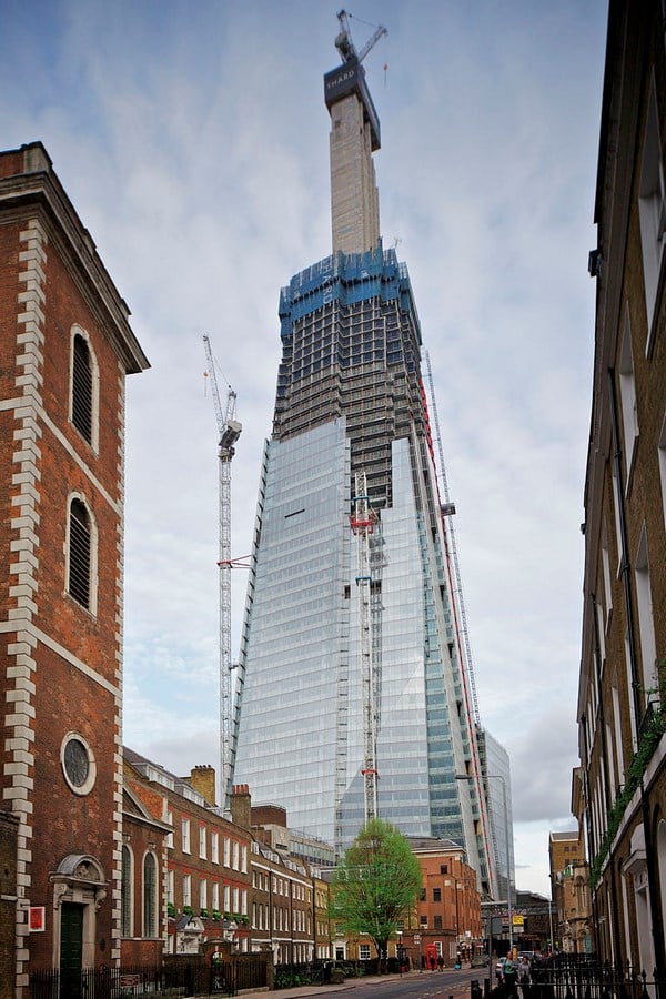 The Shard by Renzo Piano -Inspiring Change-Shard Construction Phases -3