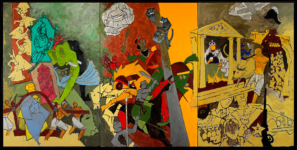 M. F. Hussain as an Architect-The civilization series