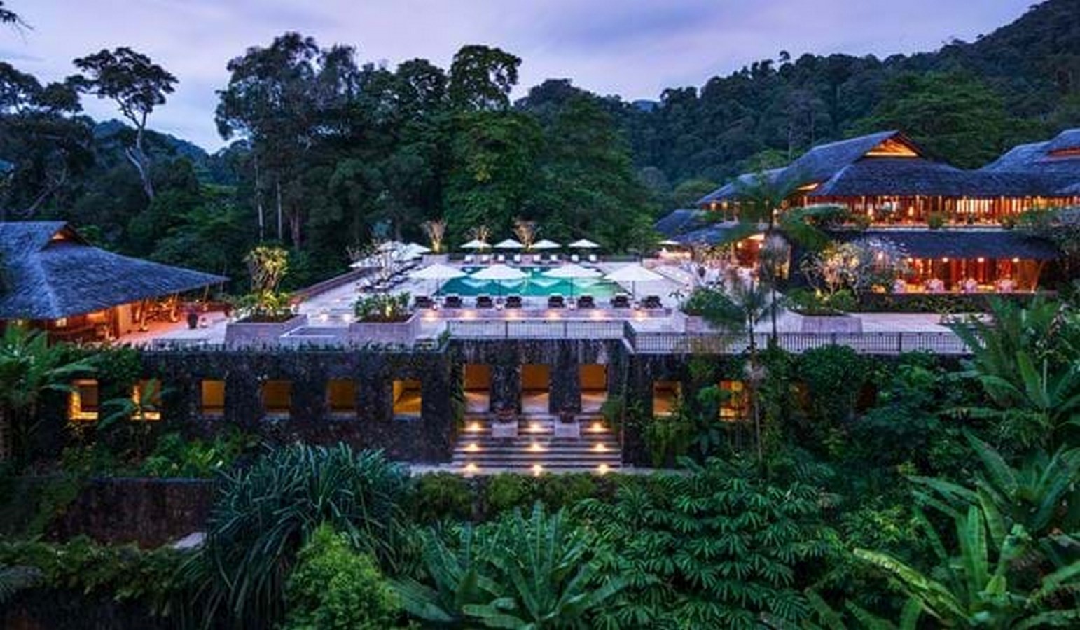 Aerial View of the Datai