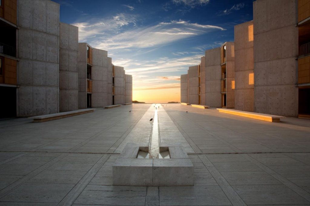Louis Kahn- Cities and buildings that inspired Ideas-Salk Institute