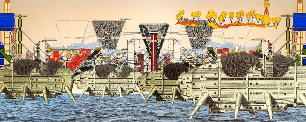 Responsive Architecture as a key for Psychological wellbeing-the walking city