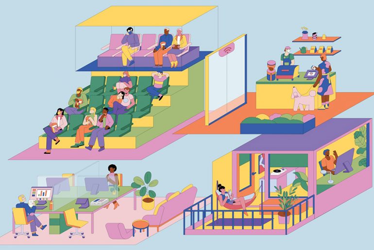 10 Innovative Conceptual Public Space Designs Post-Pandemic - Rethinking The Future