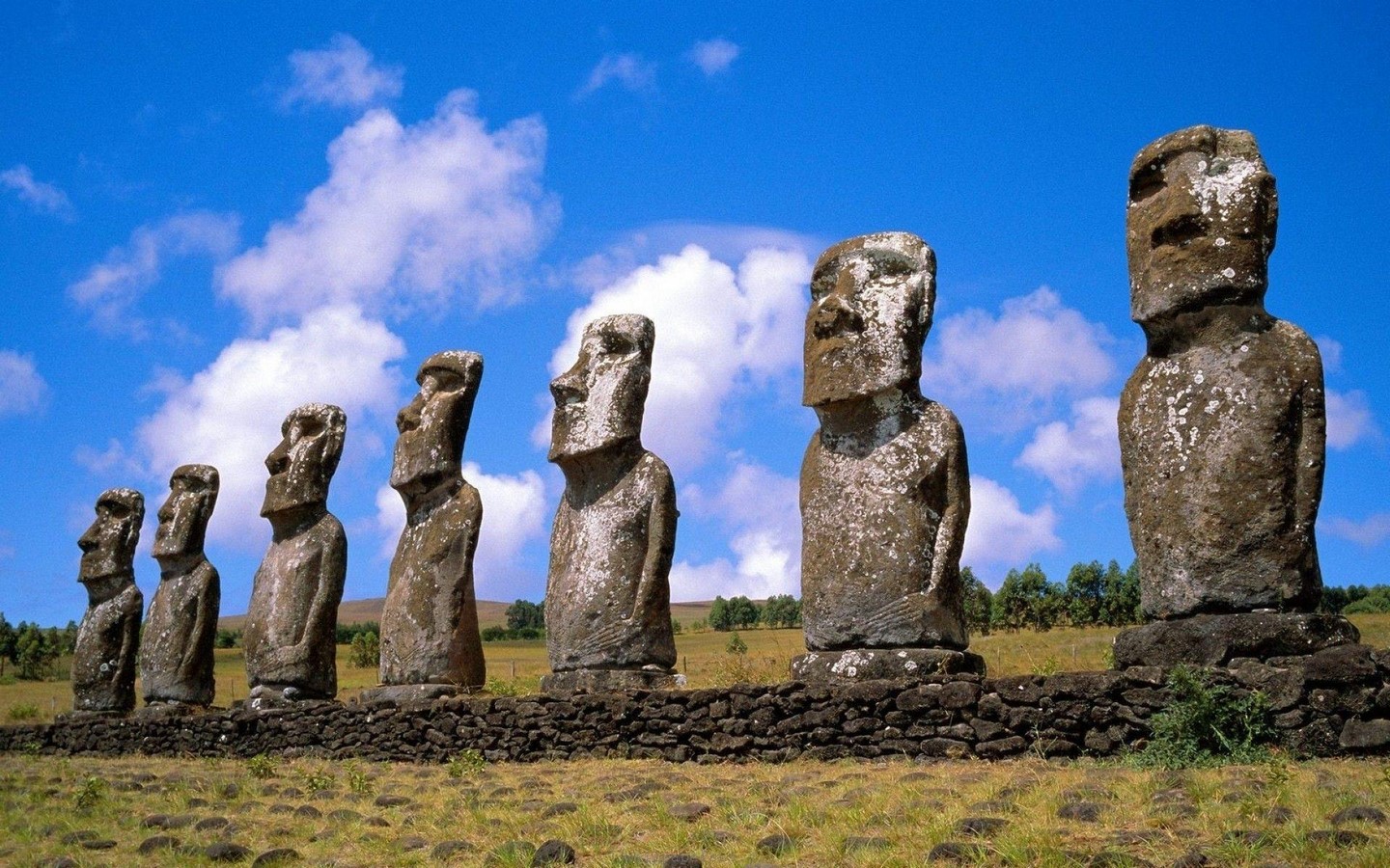 AhuTongariki, Easter Island, Chile - Sheet2