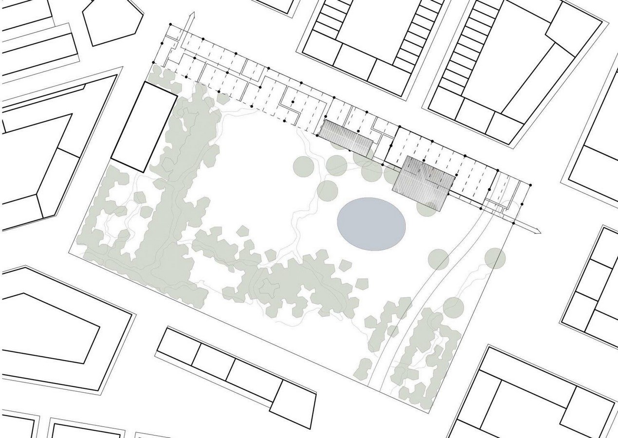 Designing the landscape of a site as a separate individual entity. Not with keeping the building and its user in mind - Sheet2