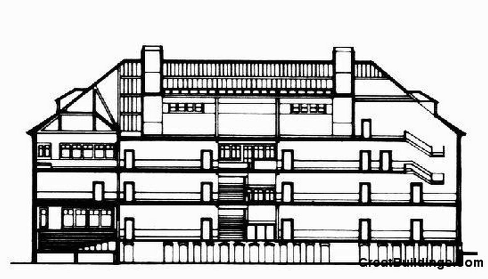Sever Hall at Harvard (Cambridge, Massachusetts: 1884) - Sheet10