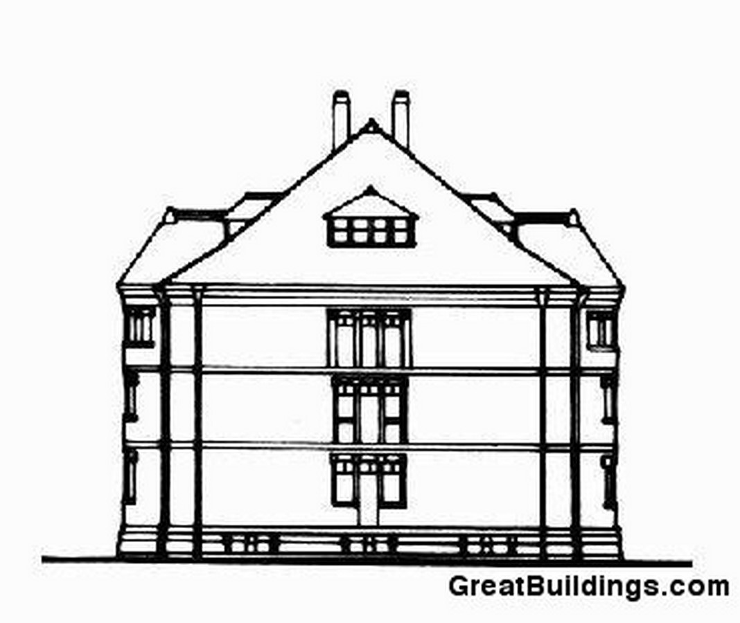 Sever Hall at Harvard (Cambridge, Massachusetts: 1884) - Sheet11
