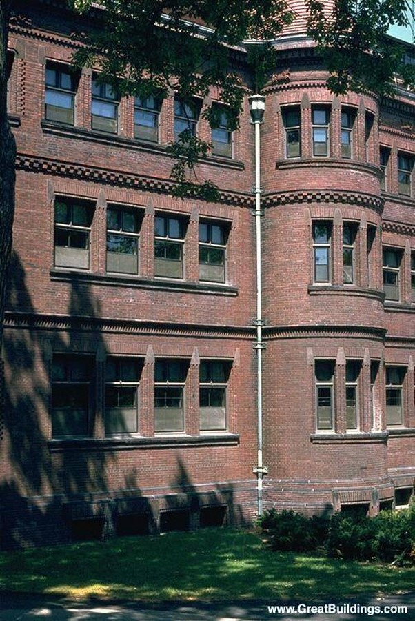 Sever Hall at Harvard (Cambridge, Massachusetts: 1884) - Sheet2