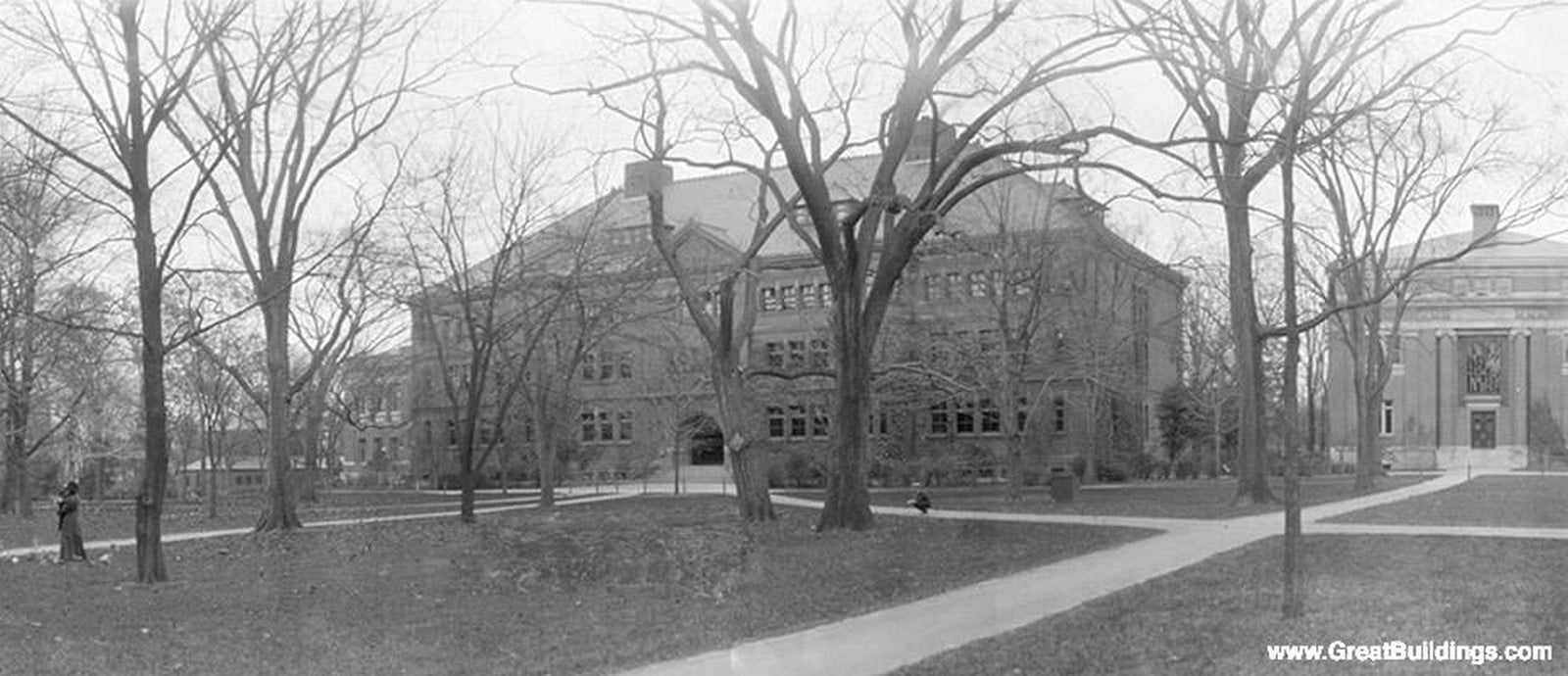 Sever Hall at Harvard (Cambridge, Massachusetts: 1884) - Sheet3