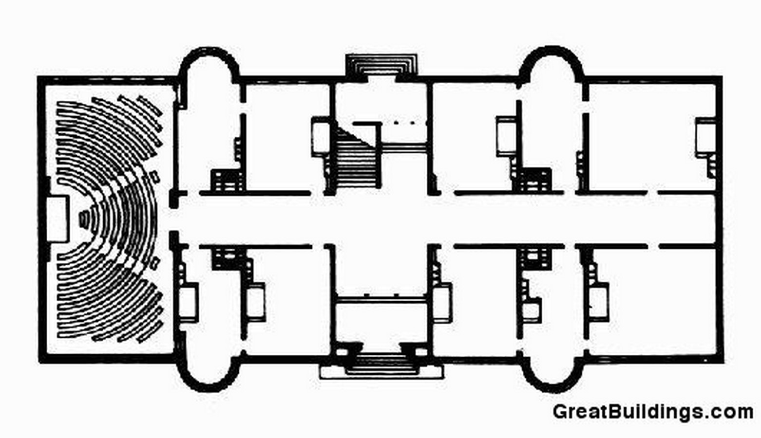 Sever Hall at Harvard (Cambridge, Massachusetts: 1884) - Sheet