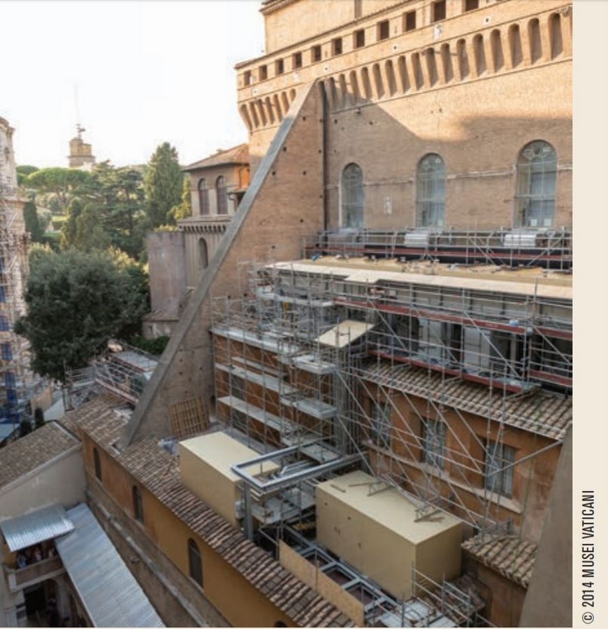 The Sistine Chapel stands on the site of the Cappella Maggiore. - Sheet9