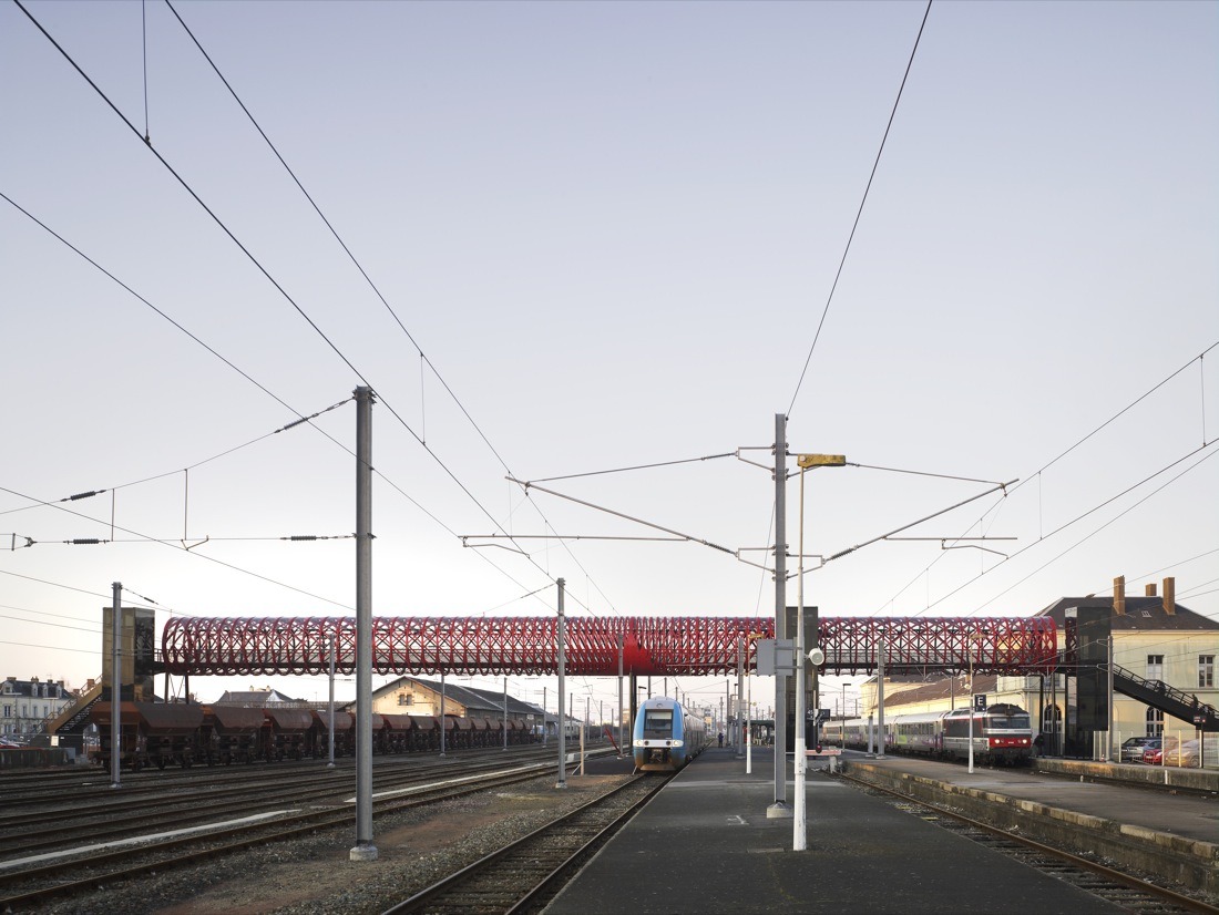 Railway Footbridge at Roche-sur-Yon, France - Sheet2