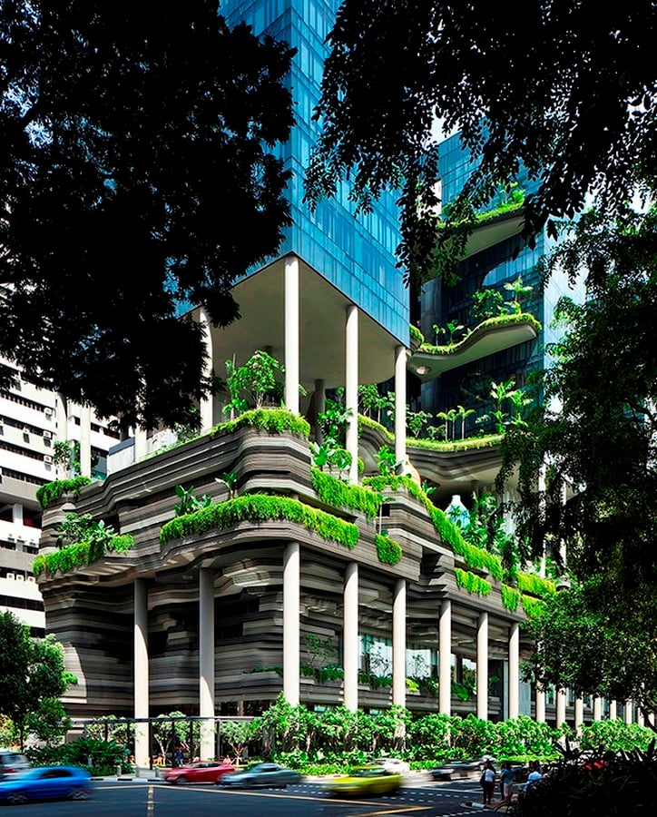 ParkRoyal Hotel Pickering in Singapore by WOHA-Complexity in Architecture - Sheet9