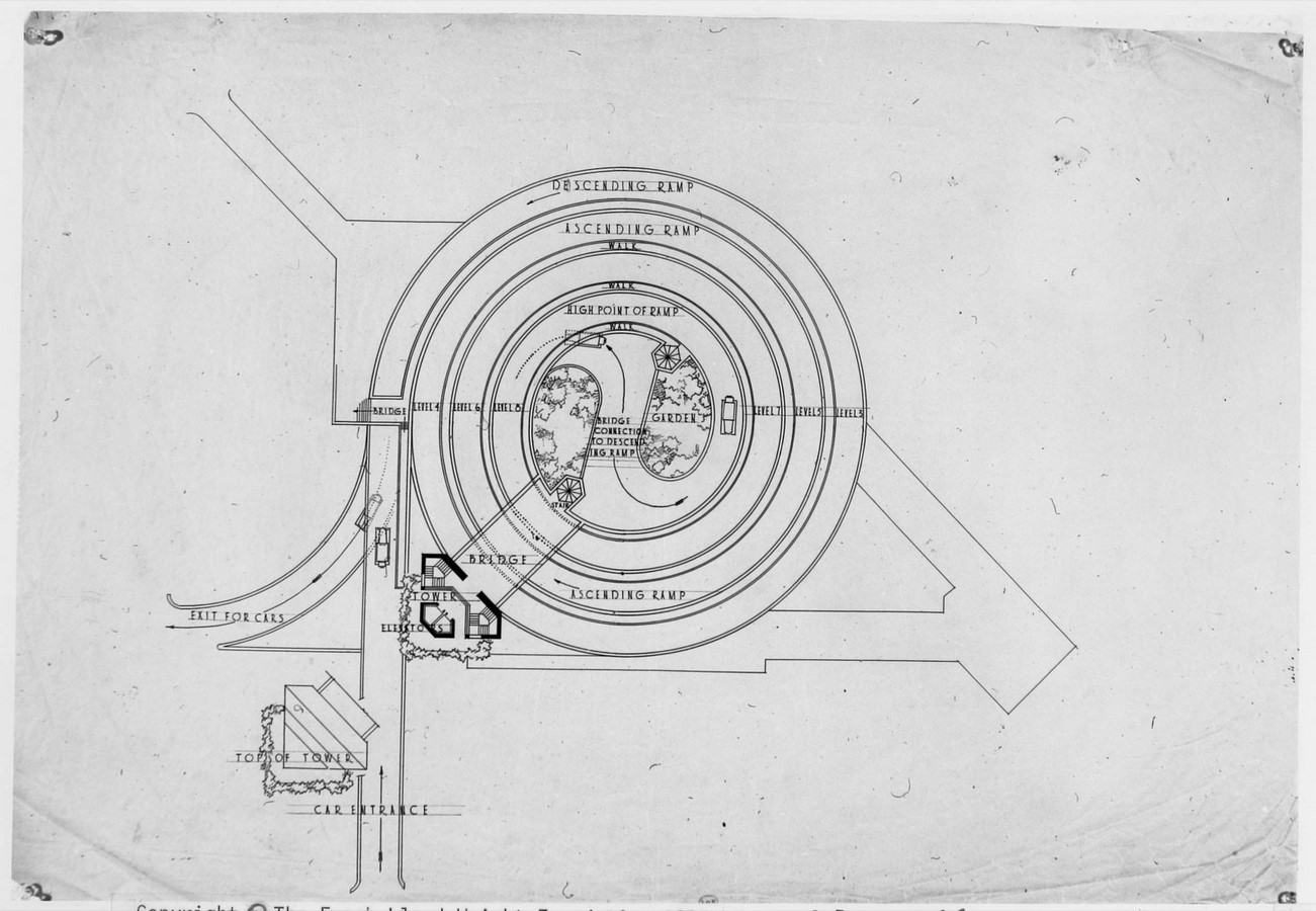 Automobile Objective and Planetarium, Frank Lloyd Wright - Sheet3