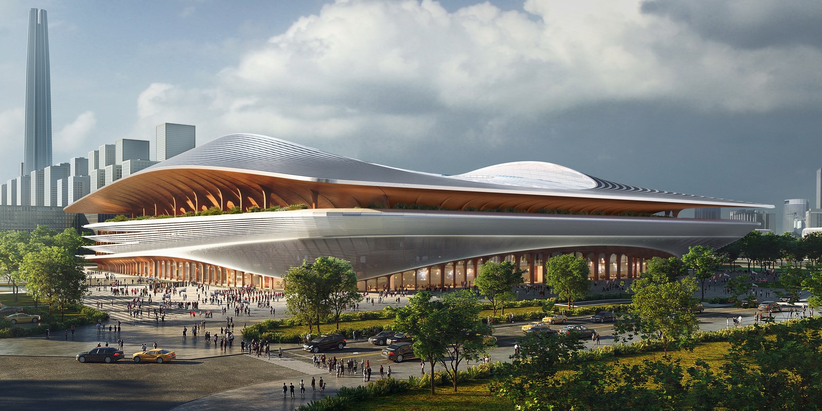 Xi’an International Football Centre By Zaha Hadid Architects - Sheet1