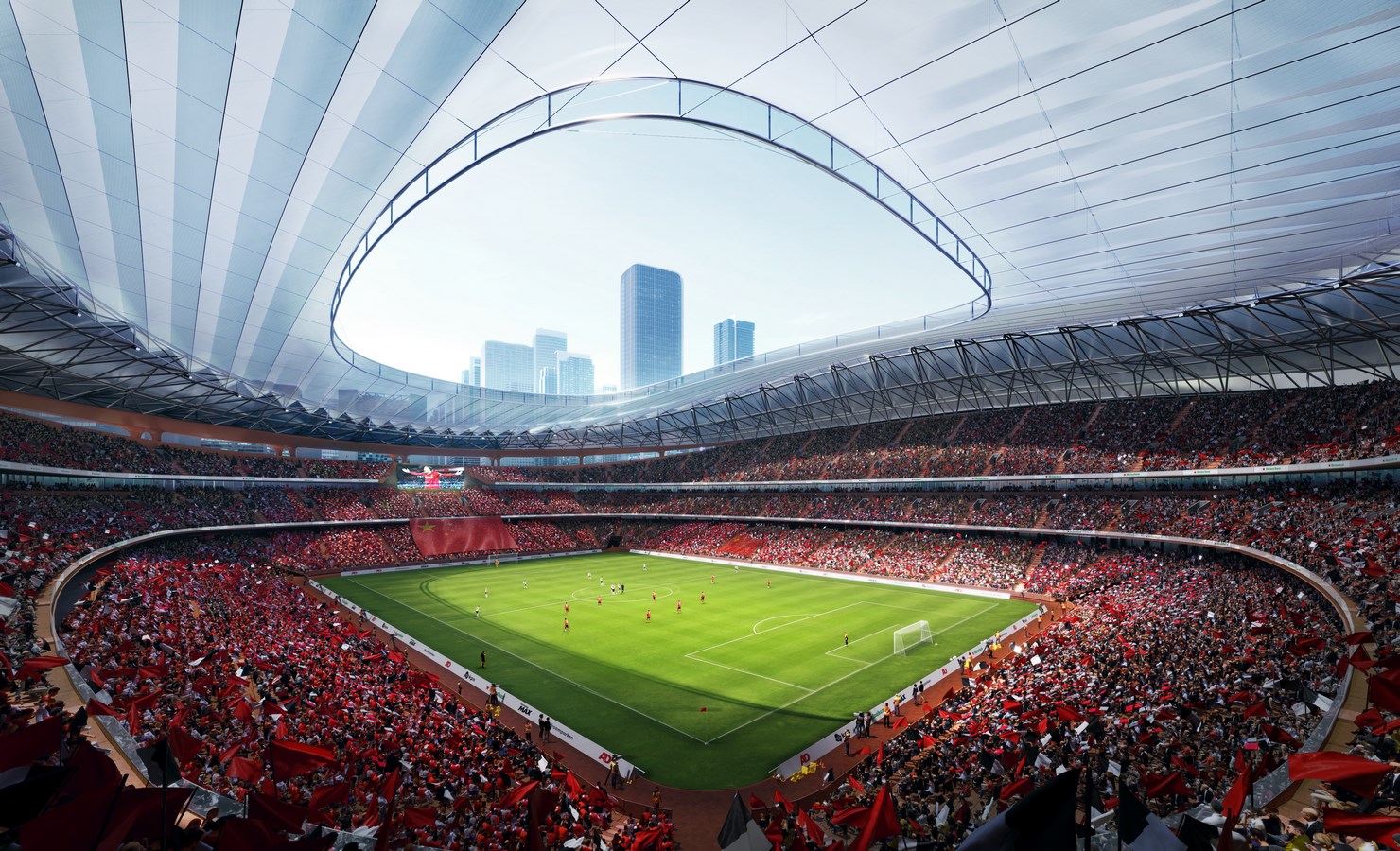 Xi’an International Football Centre By Zaha Hadid Architects - Sheet2