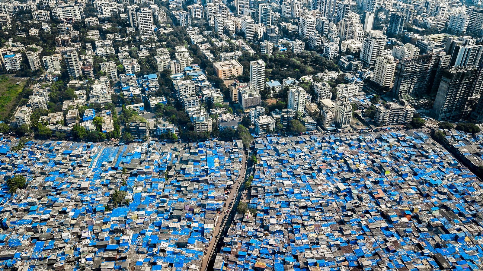 Contrast in the cityscape of Mumbai - Sheet1