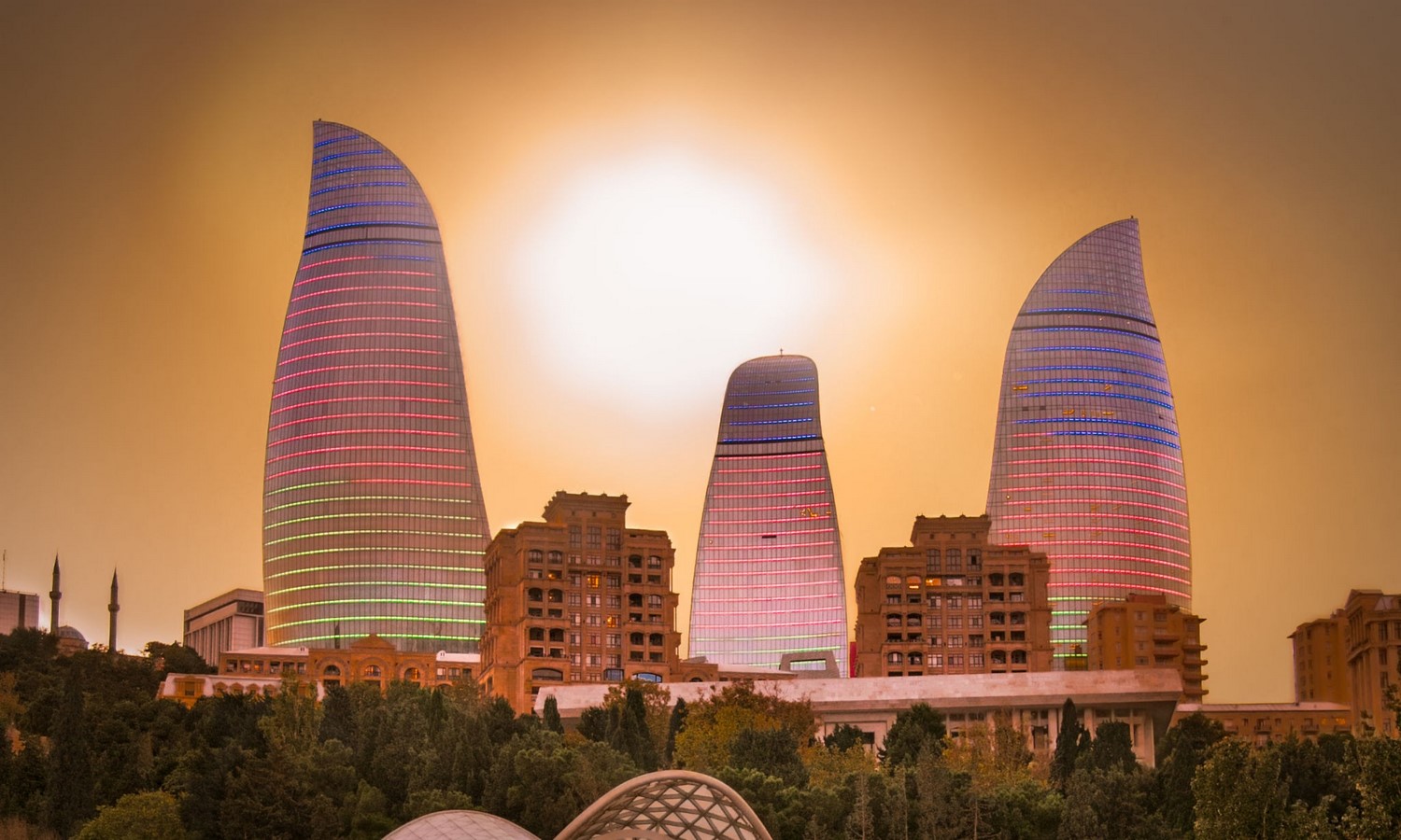 Flame Towers, Baku - Sheet1