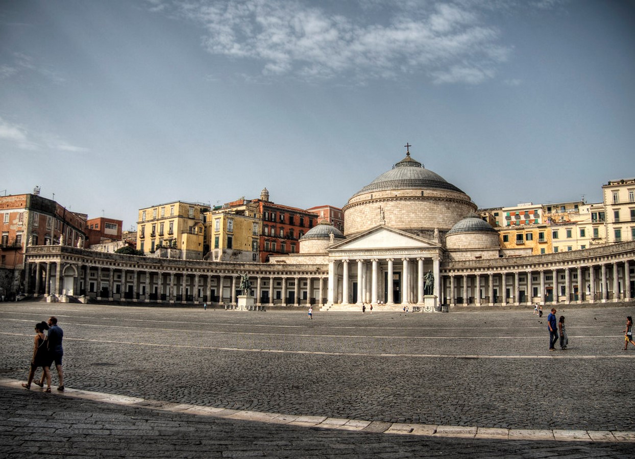 Piazza del Plebiscito, Naples- sheet1