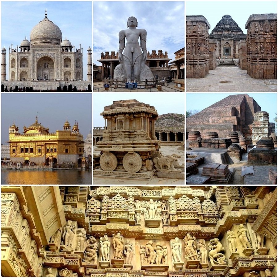 Spotting cultural expressions in Indian architectural marvels - Sheet1