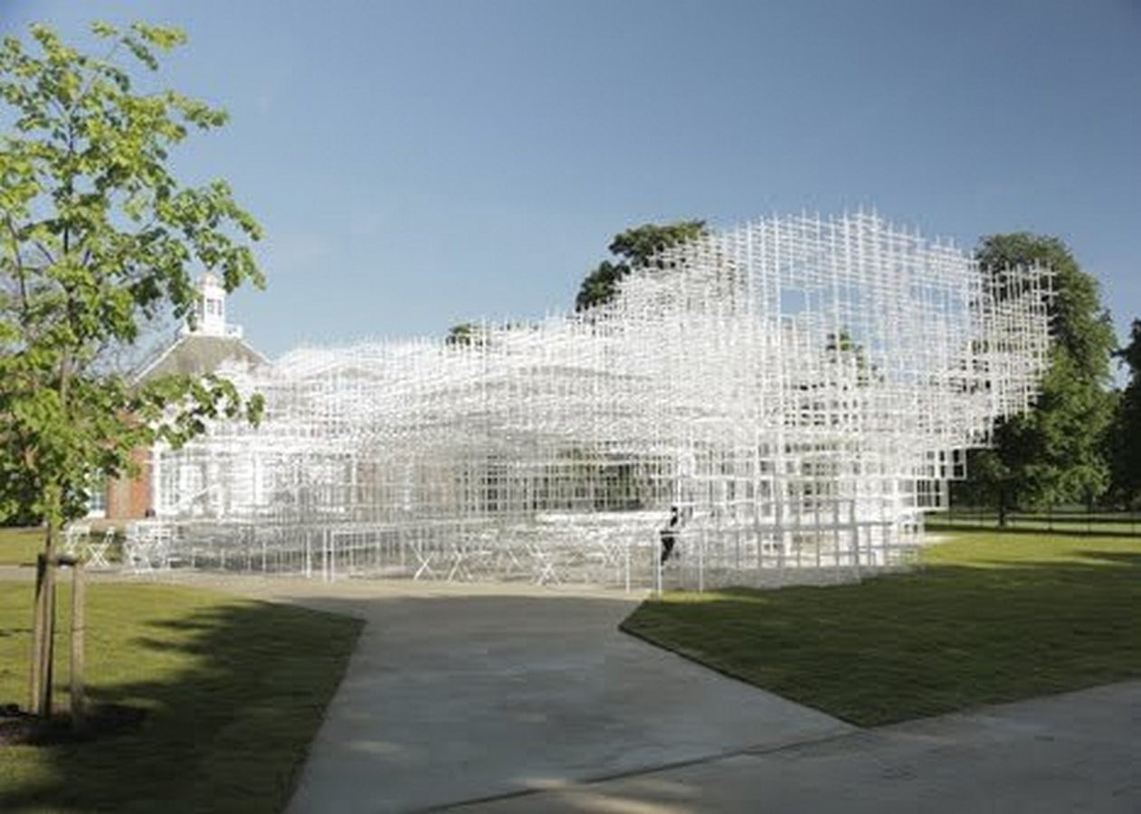 Famous buildings - 2013 Serpentine Gallery Pavilion by Sou Fujimoto - Sheet1